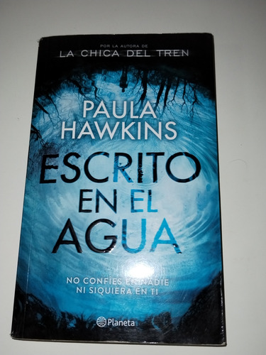 Escrito En El Agua. Paula Hawkins 