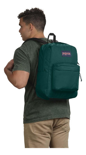 Mochila Jansport Superbreak One, Duradera Y Ligera, Deep Ju