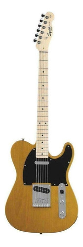 Guitarra elétrica Squier by Fender Telecaster de  choupo butterscotch blonde laca de poliuretano com diapasão de bordo