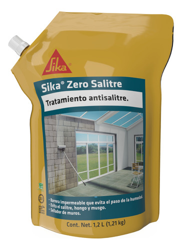 Sika Eliminador De Salitre Y Humedad Sika Zero Salitre 1.2 L