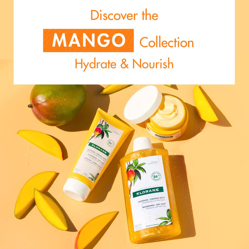 Champú Nutritivo Klorane Con Mantequilla De Mango, 100 Ml, T