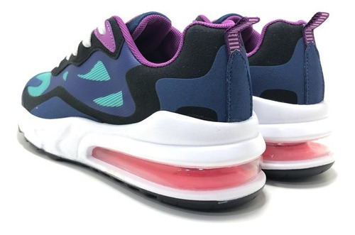 Imagen 4 de 6 de Zapatillas Sneakers Camara De Aire Mujer Moda Air 1778