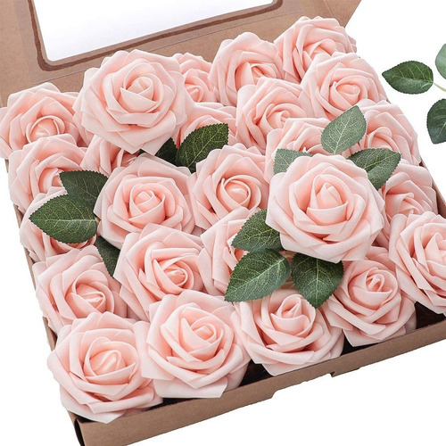 25 Rosas De Flores Artificiales For Ramos De Boda