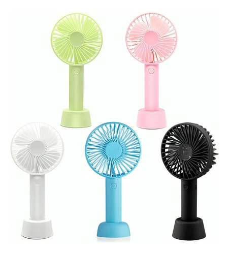 Mini Ventilador Portatil De Larga Duracion (base Y Mano)