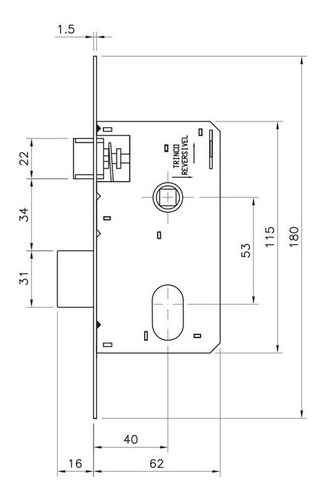 Imagem 7 de 10 de Fechadura Para Porta Quarto Sala Externa Modena Bronze Mgm
