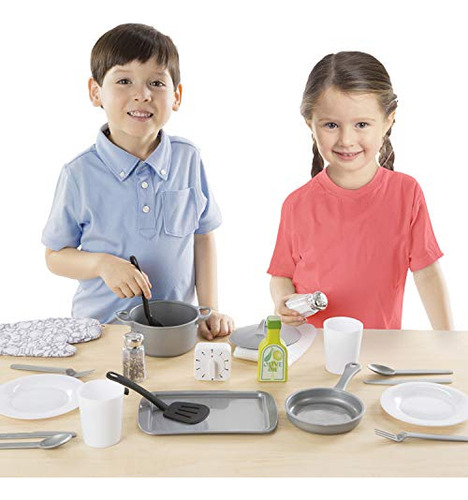 Kit De Utensilios De Cocina Melissa Doug, 22 Piezas