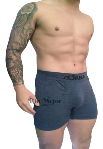Imagen 3 de 10 de Promo Pack X 6 Boxers Zorba Lisos Sin Costura Algodón