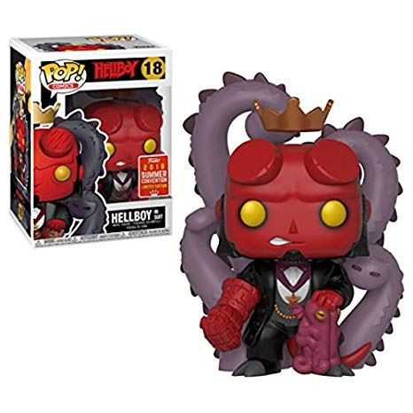 Hellboy En Pop Traje! Vinilo Figura - 2018 Convención Exclus