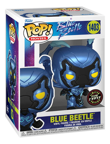 Funko Pop Blue Beetle - Blue Beetle #1403 Chase