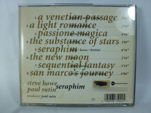 Steve Howe Paul Sutin Seraphim Audio Cd Caballito* (Usado)