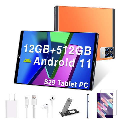 2024 Tableta S29 Más Barato Dual Sim 5g Wifi 12+512gb 10''