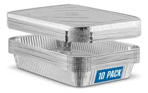 Comprar Paquete De 10 Sartenes De Aluminio Desechables De 12.5 X 9 P