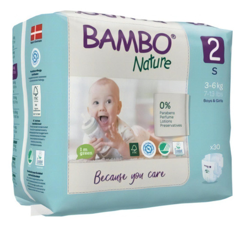 Pañales Bambo Nature Pañal Ecologico Sin Género P