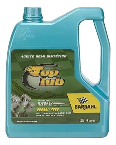 Bardahl Aceite 10w40 Semisintetico 4 Litros Cuota - Formula1