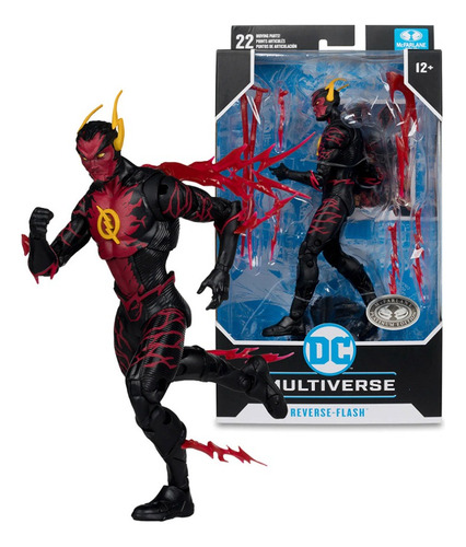 Reverse Flash (chase) Figura De 7 Pulgadas Mcfarlane Platino