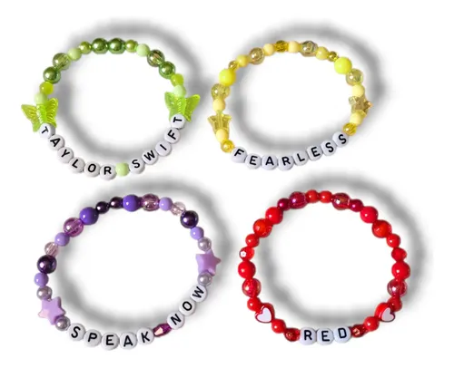 Kit Pulseiras Taylor Swift Friendship Bracelet-the Eras Tour