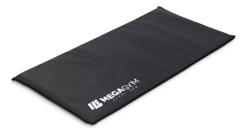 Megagym equipamentos colchonete Espuma D80 academia yoga abdominal 100cm x 50cm cor preto