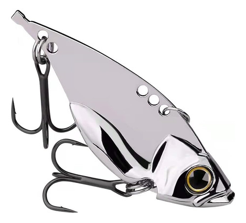 Señuelos Pesca Hoja Metal Pack X5. Anzuelo Triple