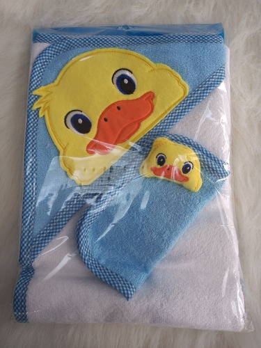 Toalla Para Bebe 100% Algodon, Doble Secado