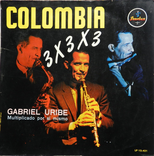 Gabriel Uribe  Colombia 3 X 3 X 3 Lp Vinilo Acetato