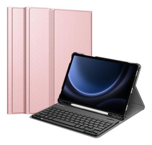 Fintie Funda Teclado Samsung Galaxy Tab S9 Fe 5g 10.9 Rosa