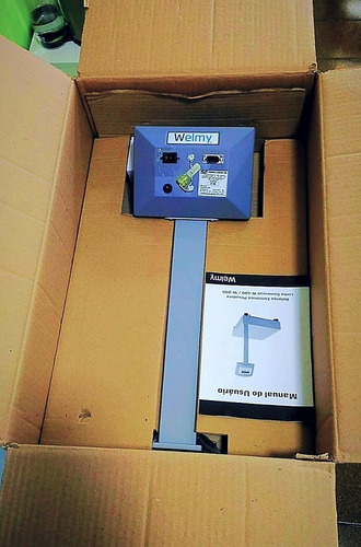 Imagem 4 de 7 de Balança Industrial Digital C/coluna Bat 100kg 20g W100 Welmy