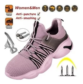 Tenis De Seguridad Industrial Hombre Mujer Zapatos Trabajo