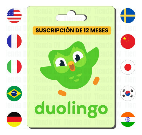 Duolingo | 1 Año Renovable