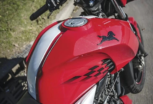 Imagen 18 de 25 de Moto Naked Tvs Rtr 160 4v 2022 Roja En La Calle Patentada !!