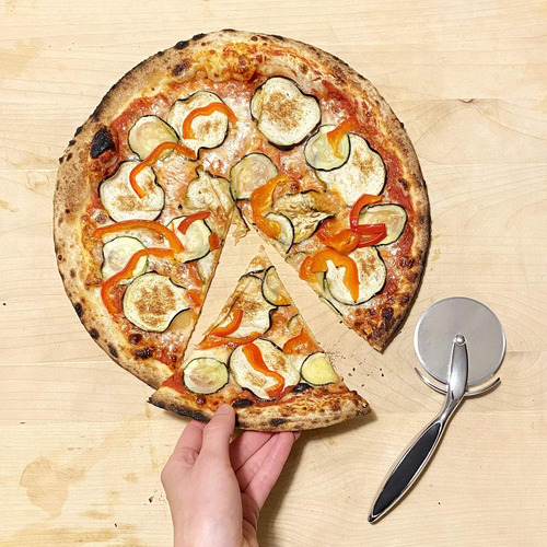 Cortador De Pizza Con Mango Ergonómico Para Pizza Y Rodajas