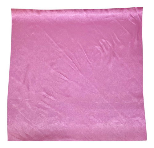 Mascada Color Solido Satinado Mujer Para Cabeza Mediano Rosa Claro Liso Mediana