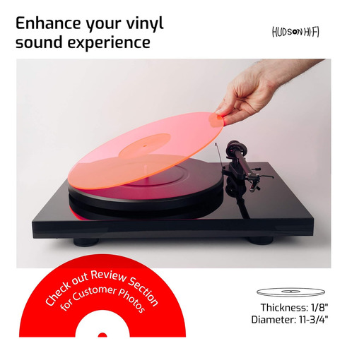 Tapete De Acrílico Tocadiscos Disco De Vinilo Rojo De ...
