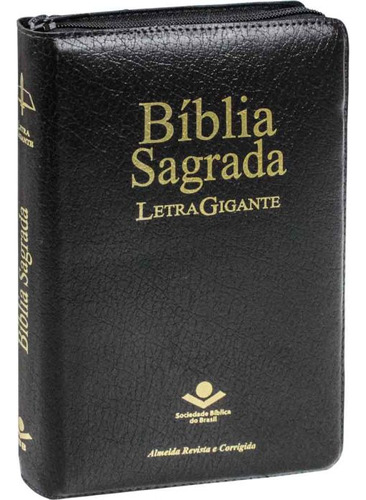 Bíblia Sagrada Letra Gigante Recebendo A Graça Divina