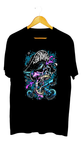 Playera Skull Craneo Calavera Diseño 1012 Playeras Beloma