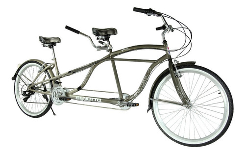 Bicicleta Doble City Tandem R26 Gris Unitalla Unisex Benotto Color Café