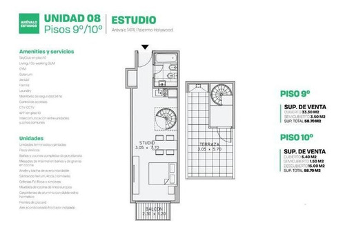 Departamento En Venta Palermo 1 Ambiente