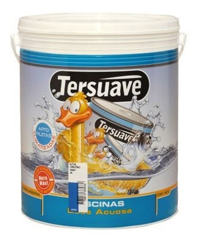 Pintura Para Piscina 4 Litros Tersuave Colores Todo Barato