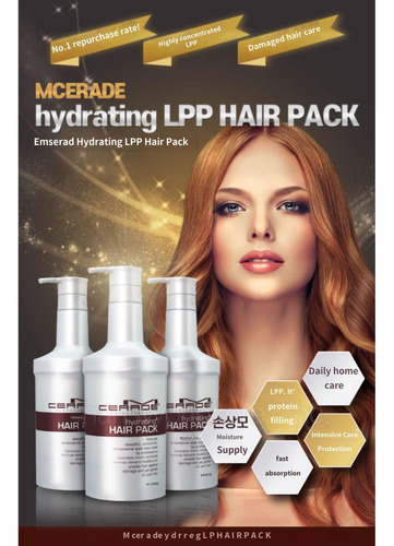 Somang M Cerade Paquete Hidratante Para El Cabello 1000ml (3
