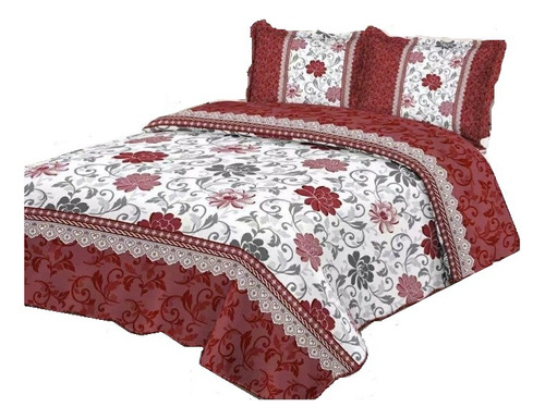 Cubrecama Coleccion Verano Quilt Cobertor 1.5 Plaza Y Media