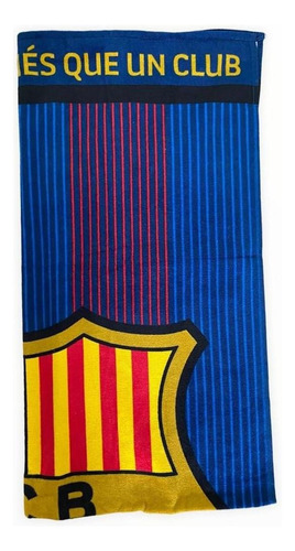 Toalla Estampada Barcelona Color Azul BAR CLUB