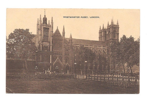 Antigua Postal Westminster Abbey London Londres 467 B3