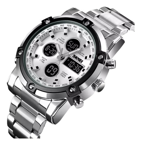 Reloj Pulsera Acero Inoxidable Para Hombre Digital