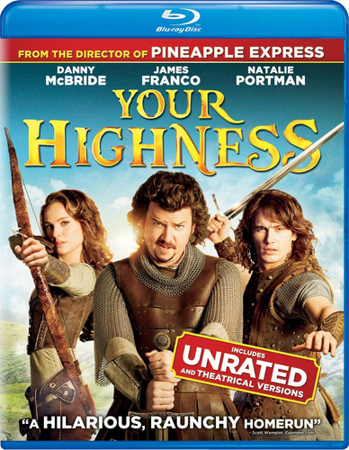 Your Highness: Una Loca Aventura Medieval Blu-ray V/unrated