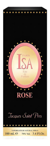 Perfume Isa Rosê, 100 ml, original y sellado, unidad de prensa Jacques Saint, volumen 100 ml