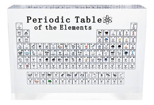 Tabla Periódica De Acrílico De Elementos De Decoración Tabla