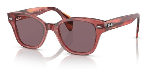 Lentes Ray Ban Rb0880s 6639af Rojizo Translúcido Polarizado