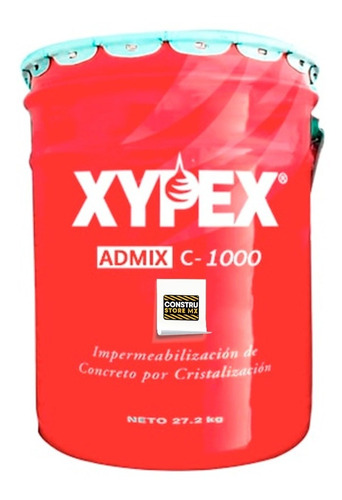 Xypex Admix C-1000 Aditivo Imper Para Concreto 27.2 Kg