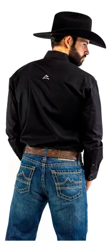 Camisa vaquera negra new arrivals