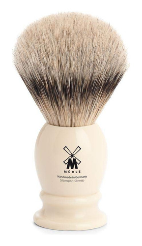 Mhle Classic Silvertip Badger - Cepillo De Afeitar Natural D