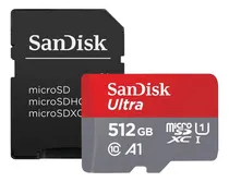 Comprar Tarjeta de memoria microSD Sandisk Micro SD Ultra E ADP de 512 GB